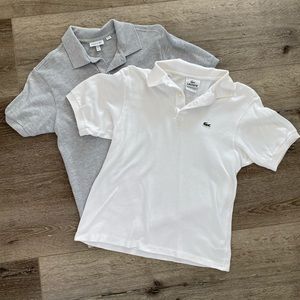 Boy’s XL Size 14 Lacoste Polo Lot of Two Polo Shirts
